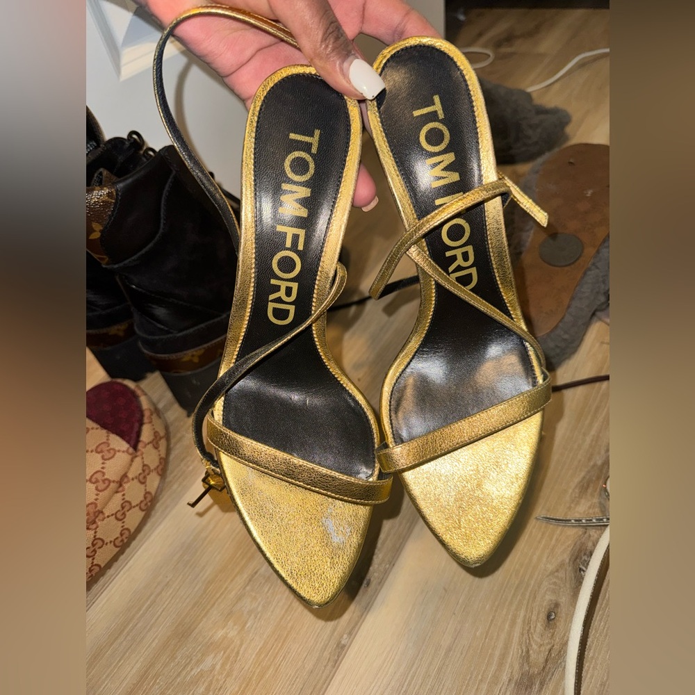 *sold*Tom Ford Padlock Women's Heels 40